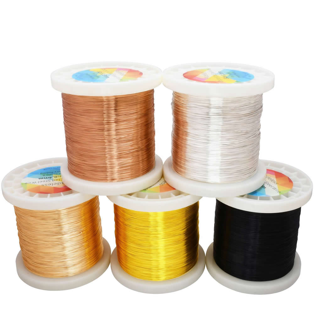 Copper Wire Roll - ลวดทองแดงเคลือบเหล็ก ทนทาน ไม่หมอง งอได้ ยาว 100