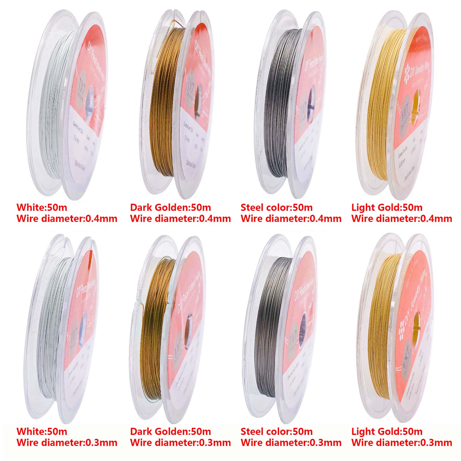 50 M สแตนเลสสตีลทองแดงลวด Colo - Copper Wire Roll บทวิจารณ์และราคา