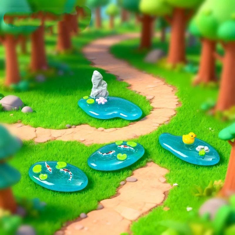 ⑧ ของตกแต่งบ่อเรซินขนาดเล็ก ลา - Bonsai Garden With Koi Pond บทวิจารณ์และราคา