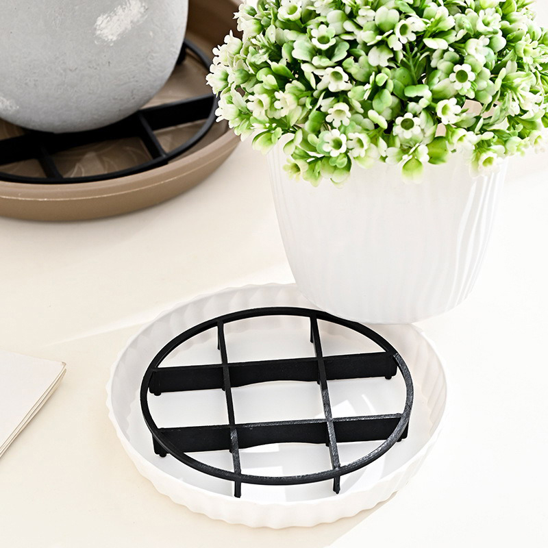ถาดกระถางดอกไม้พลาสติกกันเน่า1 - Drip Tray Saucer บทวิจารณ์และราคา