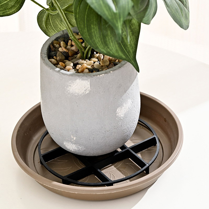 ถาดกระถางดอกไม้พลาสติกกันเน่า1 - Drip Tray Saucer บทวิจารณ์และราคา