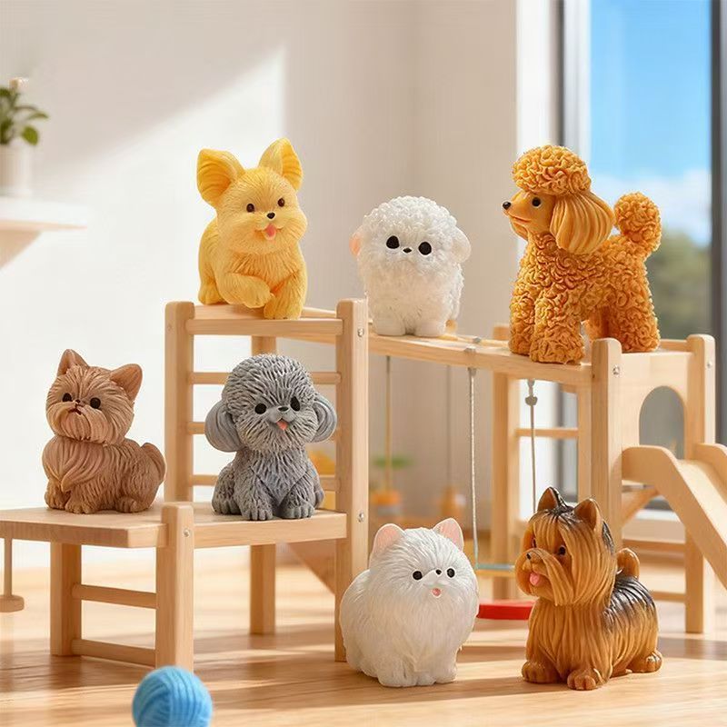 ตุ๊กตาหมาพุดเดิ้ลน่ารัก ของตกแ - Bonsai Garden Art บทวิจารณ์และราคา