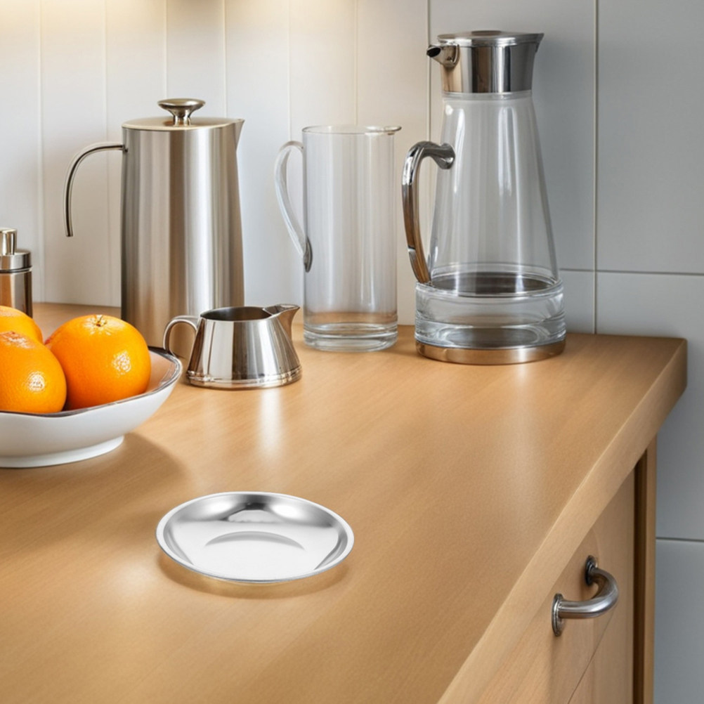 6 ชิ้น ที่วางถุงชาสเตนเลสสตีล  - Drip Tray Saucer บทวิจารณ์และราคา