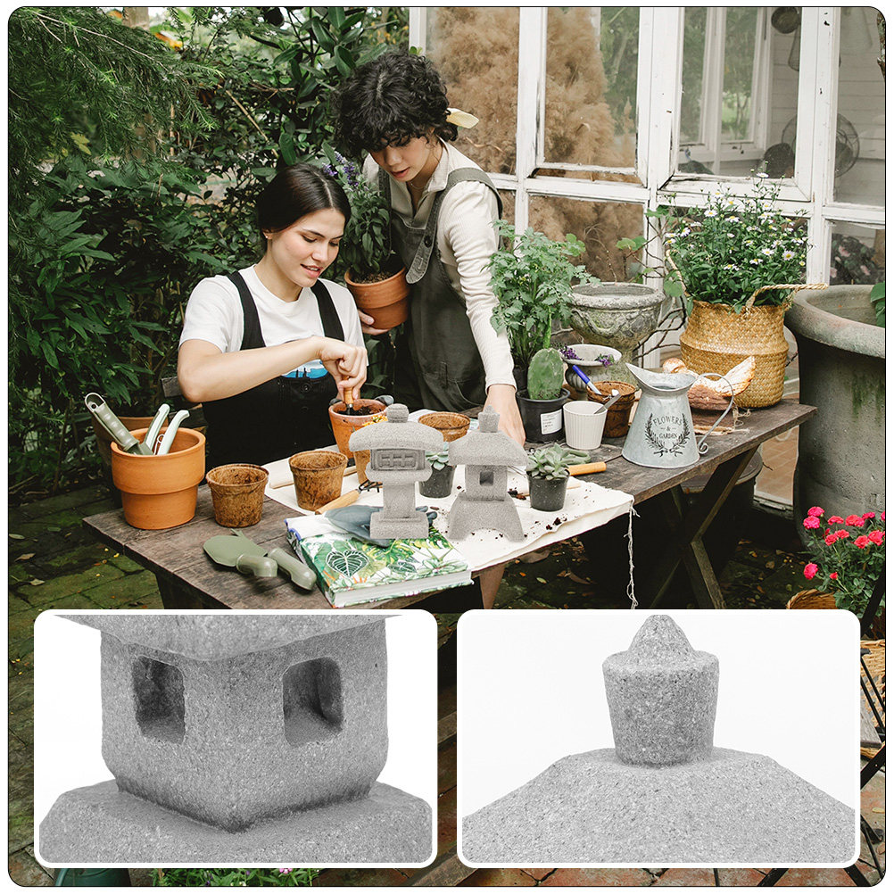 เจดีย์หินทราย ของตกแต่งภูมิทัศ - Bonsai Garden Landscape Design บทวิจารณ์และราคา